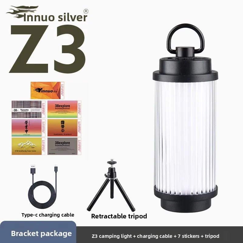 New 38-KT 38 Light 38 Explore USB Rechargeable Camping Lanterns Outdoor Tent Lamp Powerful Mini LED Flashlights Camp Light
