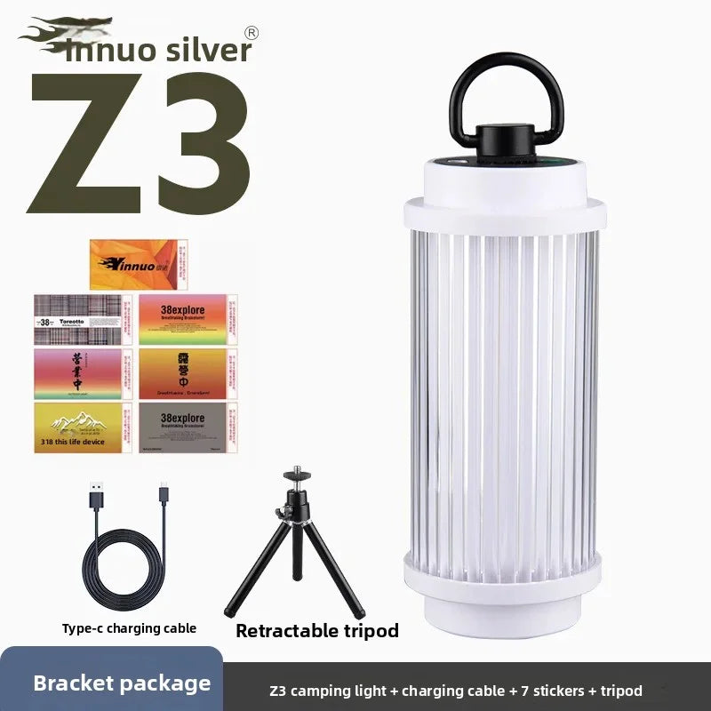 New 38-KT 38 Light 38 Explore USB Rechargeable Camping Lanterns Outdoor Tent Lamp Powerful Mini LED Flashlights Camp Light