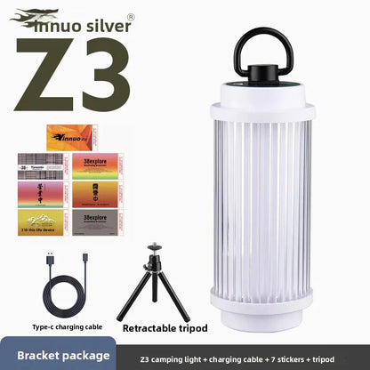 New 38-KT 38 Light 38 Explore USB Rechargeable Camping Lanterns Outdoor Tent Lamp Powerful Mini LED Flashlights Camp Light